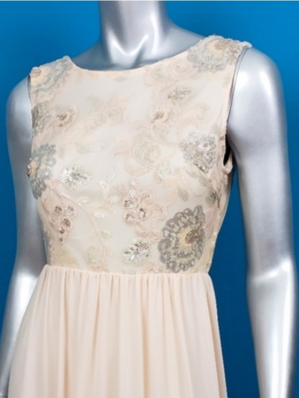 🆕️ 🎬 TFNC LONDON "Mad Men" Retro Style Sequin Maxi Dress // (NWT)